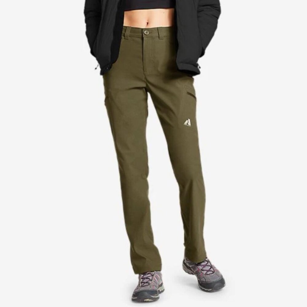 Eddie Bauer First Ascent Guide Pro Pants Womens 10 High-Waisted Hiking Stretch
